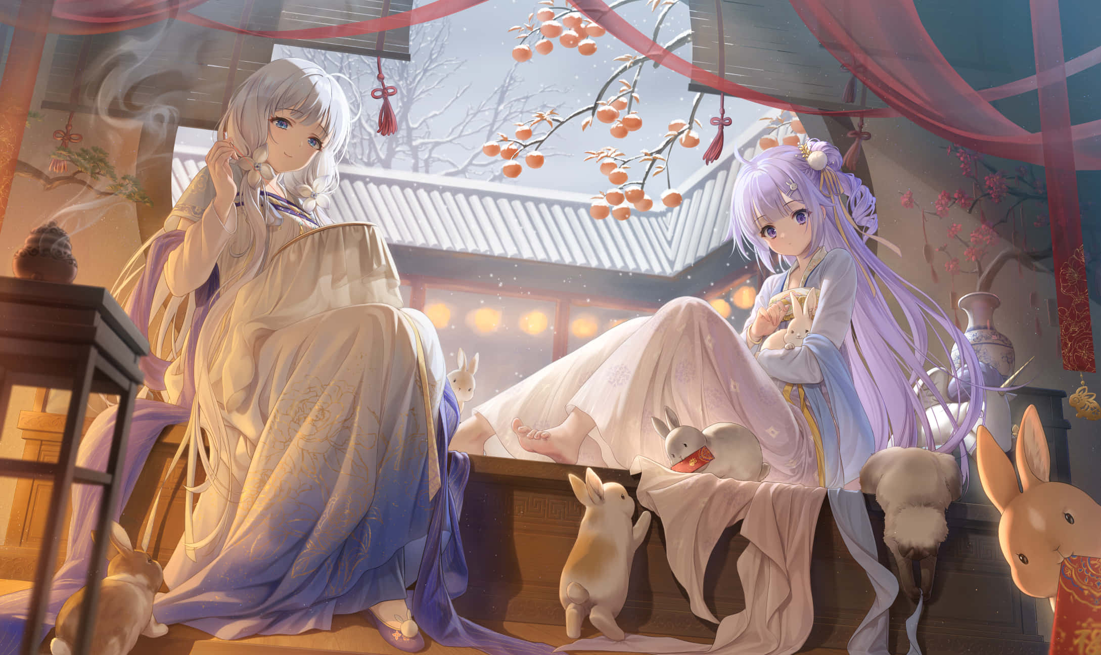 Azur Lane, Unicorn, anime girls, Full HD Desktop Wallpaper