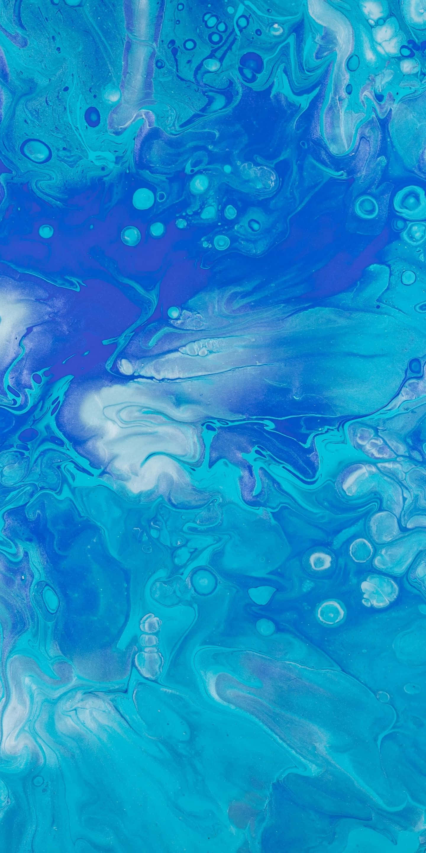 Azure Blue, 1440 x 2880, swirling blues, 2K Phone Wallpaper