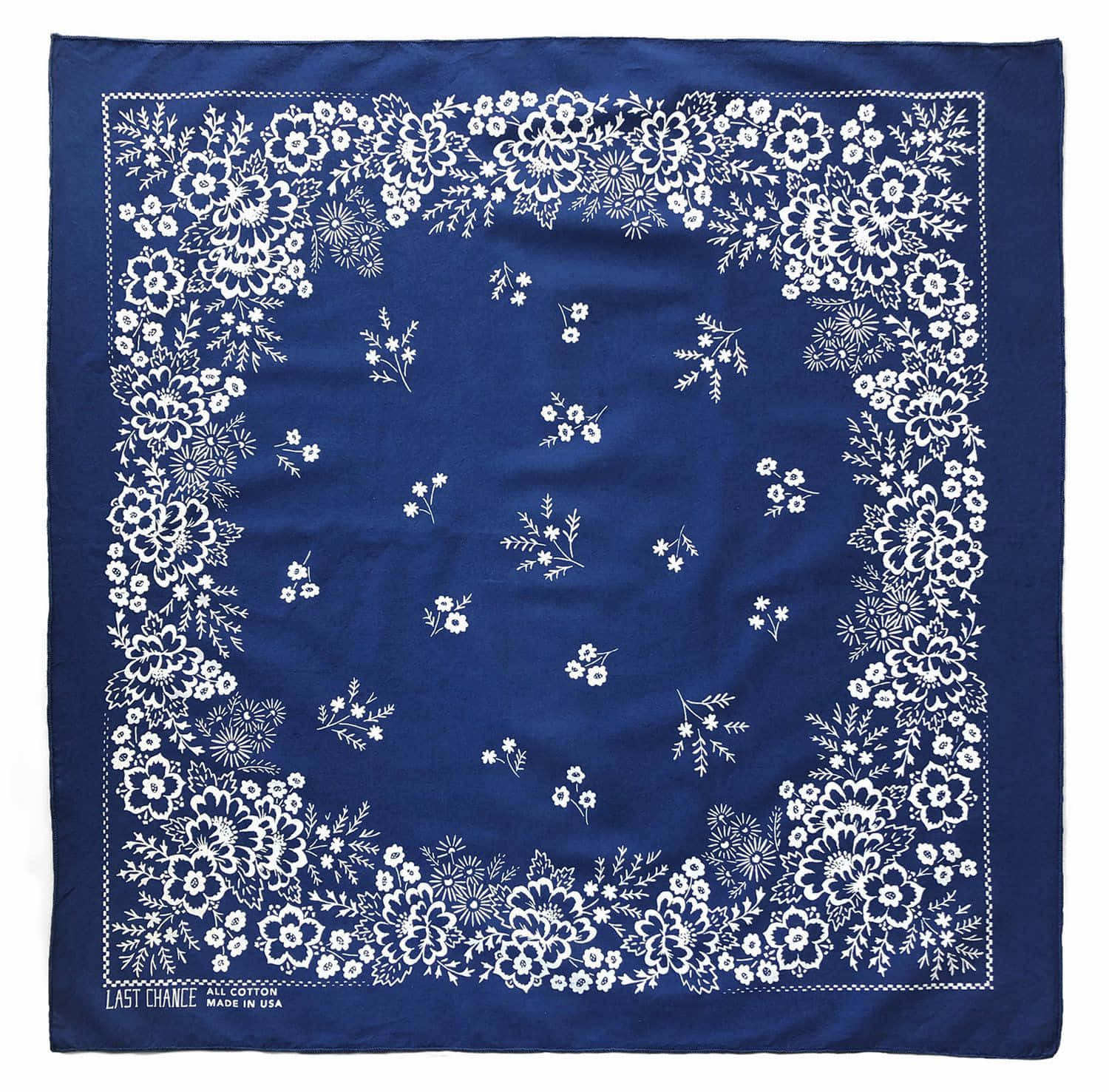 azure blue, navy blue, cotton bandana, HD Desktop Wallpaper