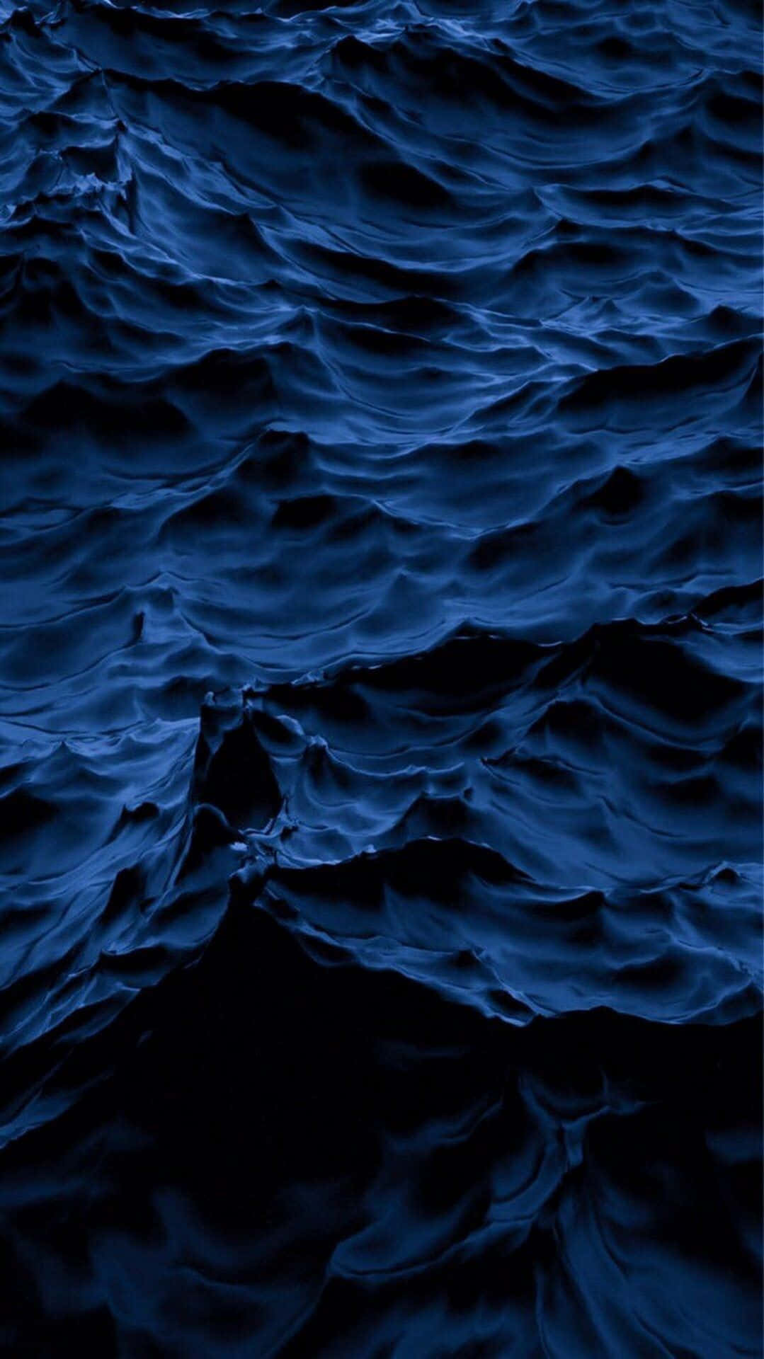 Azure Blue, 1079 x 1920, deep blue ocean waves, Full HD Phone Wallpaper
