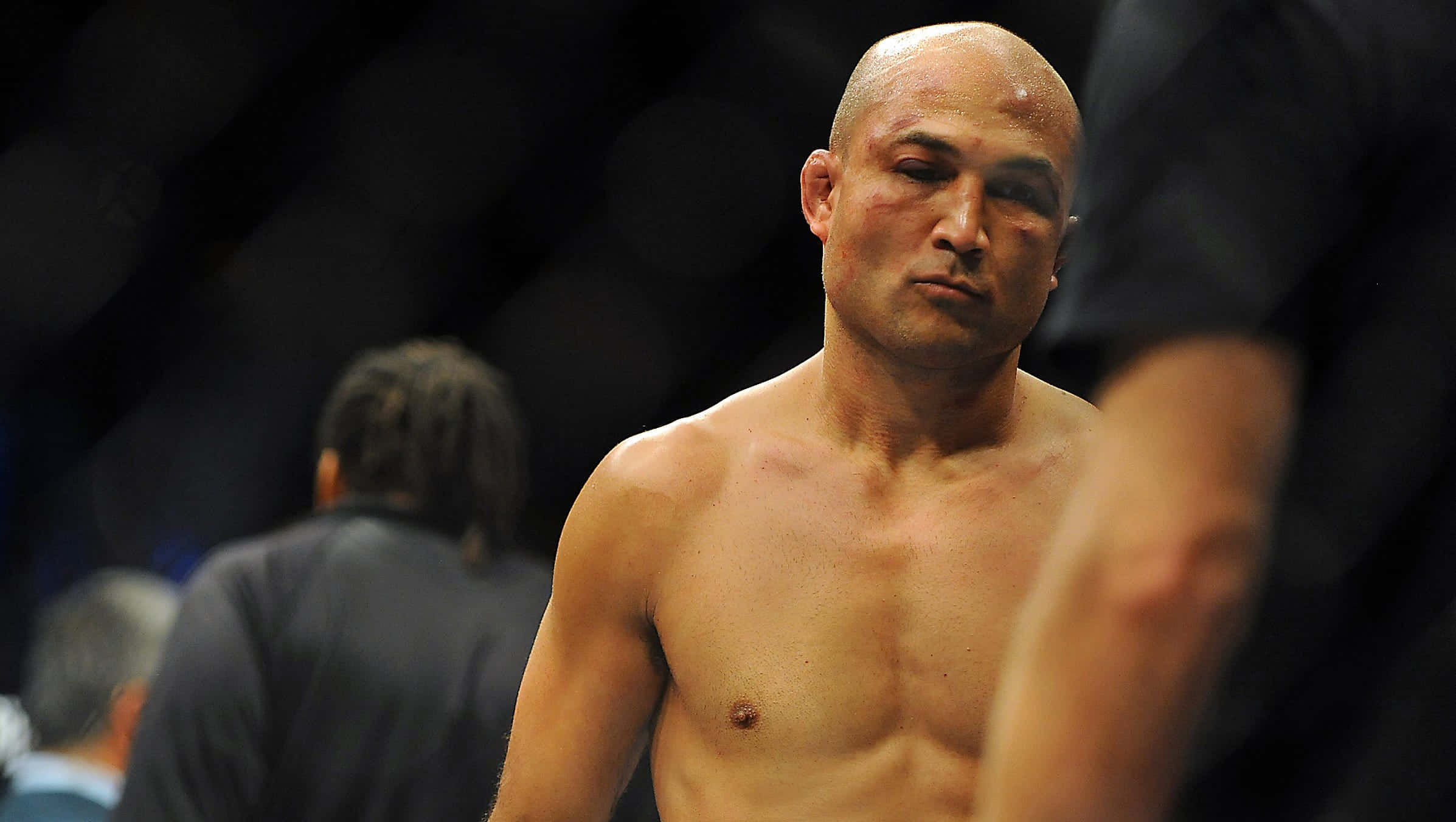 B.J. Penn, bald, muscular fighter, Full HD Desktop Wallpaper