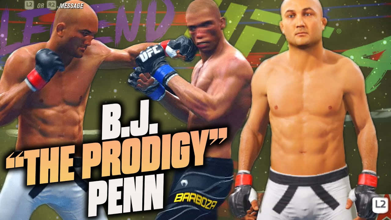 B.J. Penn, 3D UFC Poster, MMA fighters, HD Desktop Wallpaper