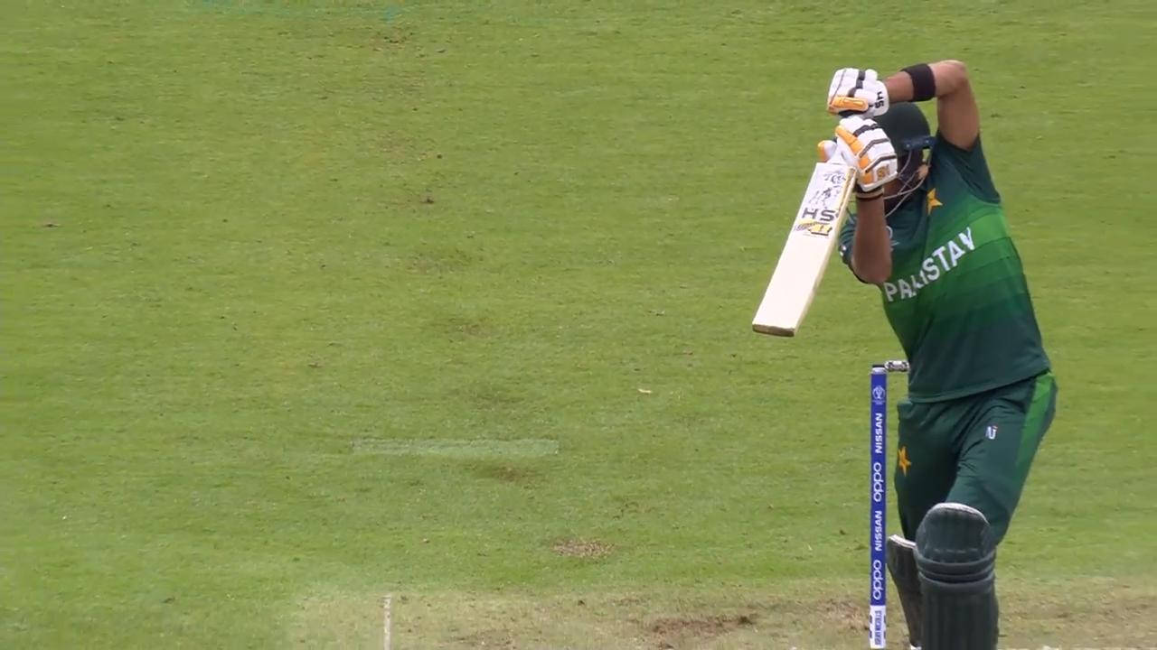 Babar Azam, green uniform, lush green field, HD Desktop Wallpaper