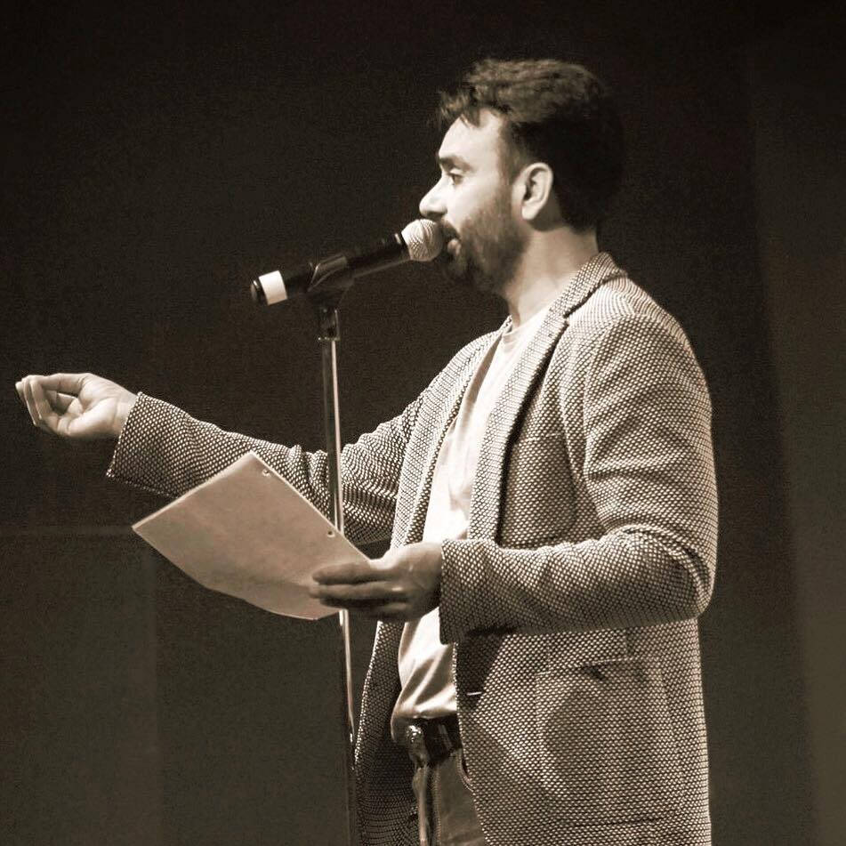 Babbu Maan, patterned blazer, microphone, SD Desktop Wallpaper