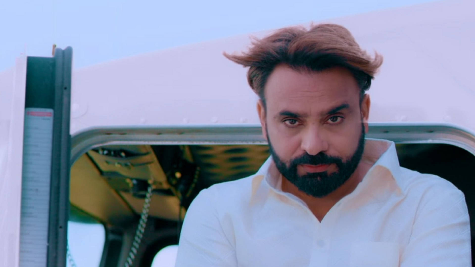 Babbu Maan, beard, tousled hair, Full HD Desktop Wallpaper