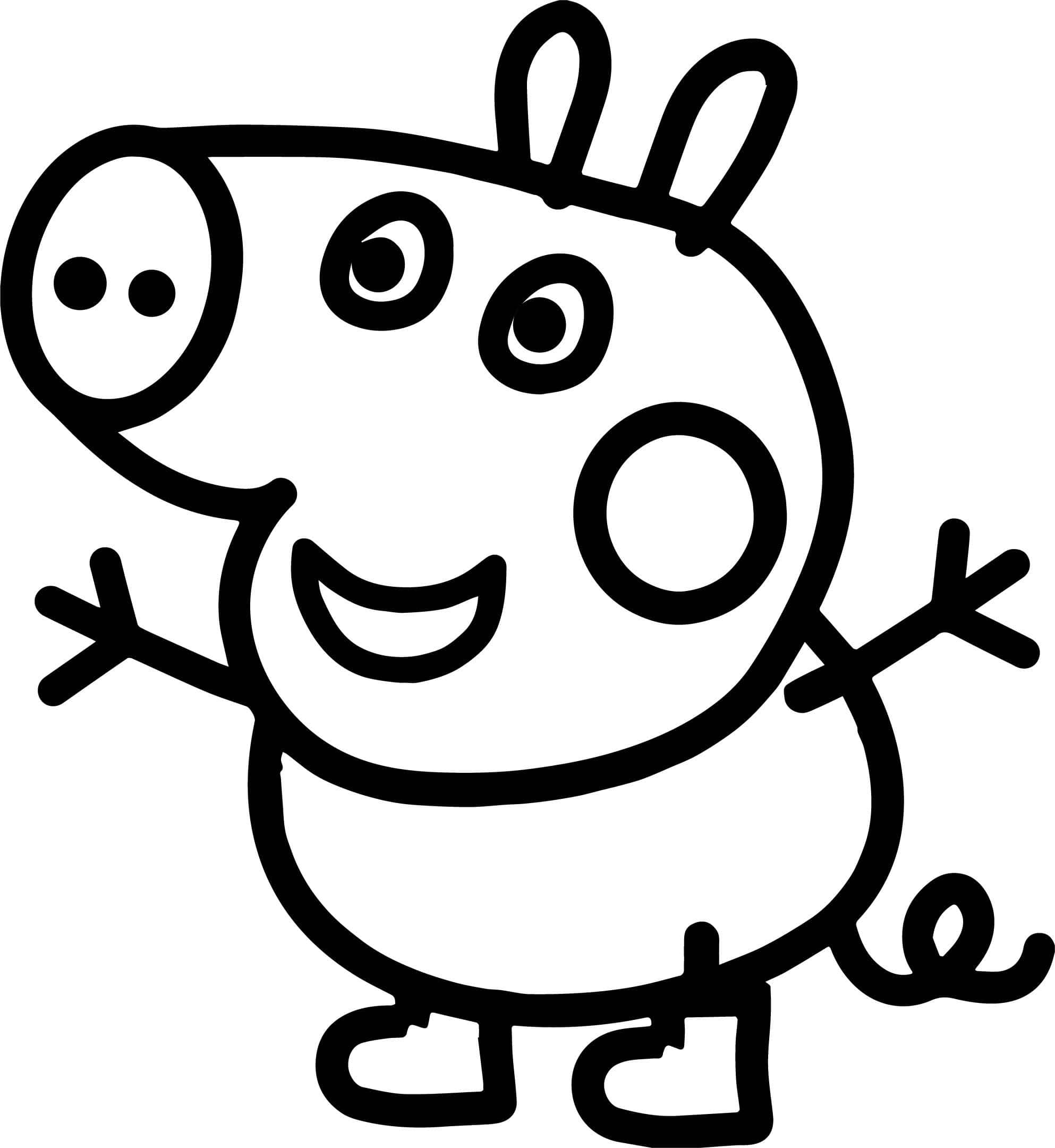 Baby Alexander, 1986, cartoon pig character, Full HD Phone Wallpaper