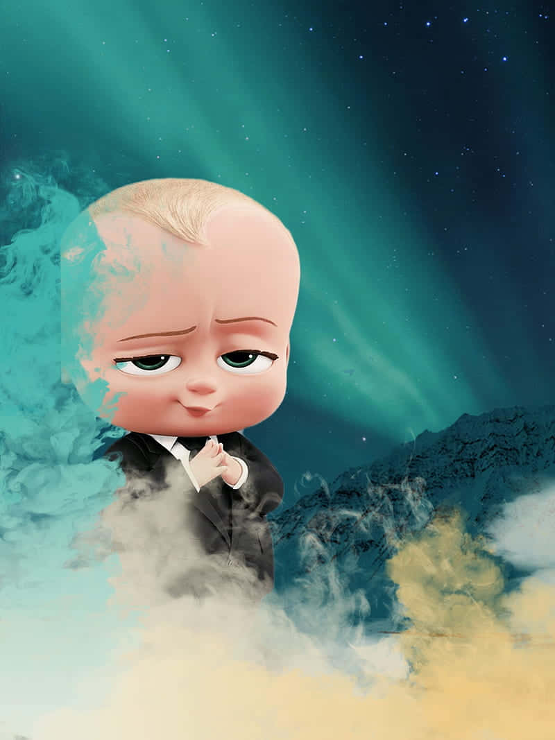 Baby Anime, cartoon baby boss, suit, SD Phone Wallpaper