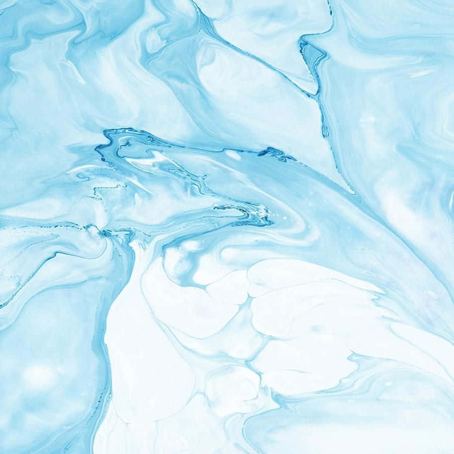 Baby Blue Light Blue Aesthetic, wavy marble paint, icy blue, SD Desktop Wallpaper
