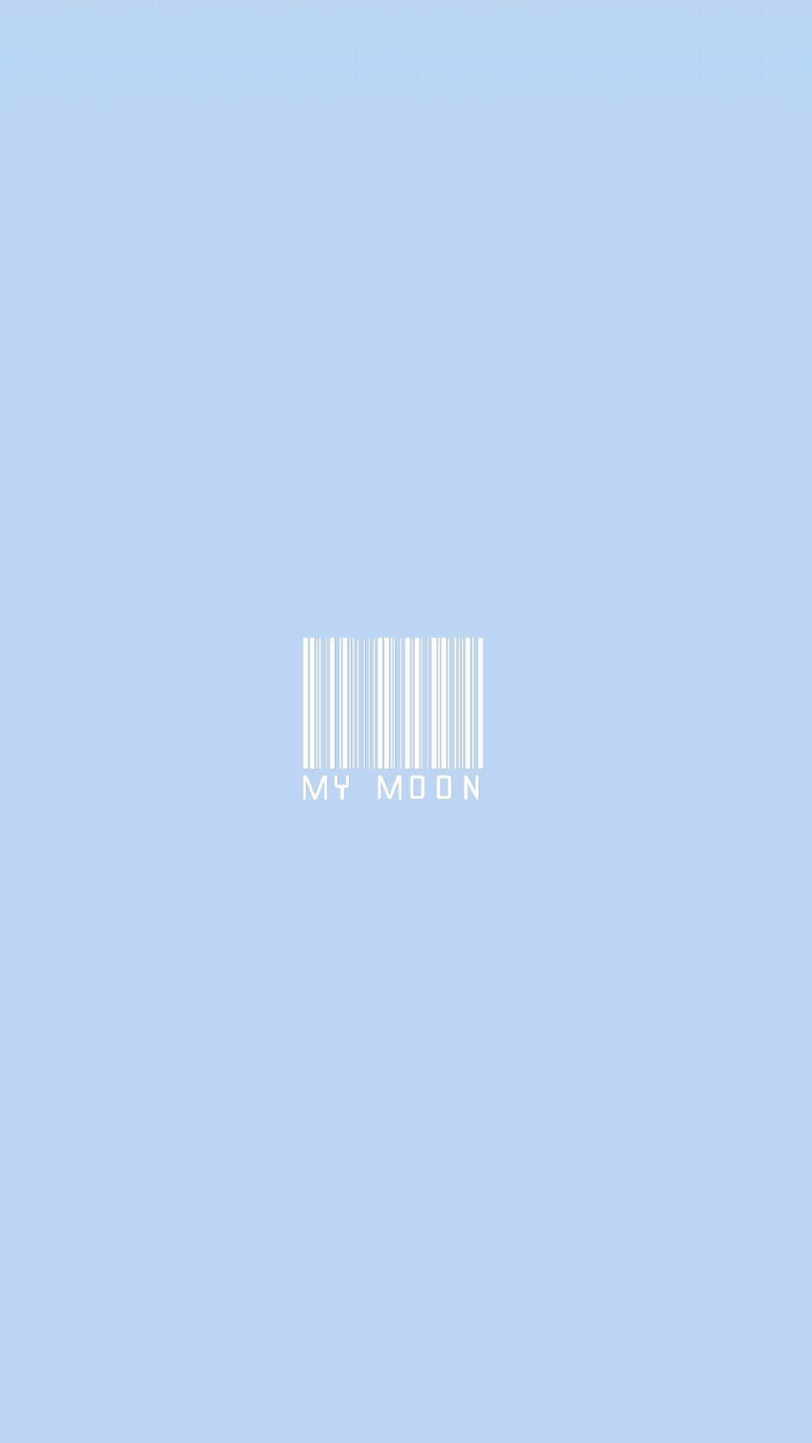Baby Blue Light Blue Aesthetic, light blue, white barcode, Full HD Phone Wallpaper