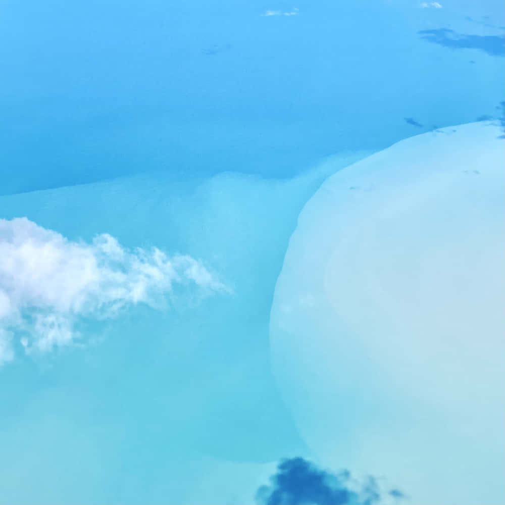 Baby Blue Light Blue Aesthetic, turquoise ocean, white sand, SD Desktop Wallpaper