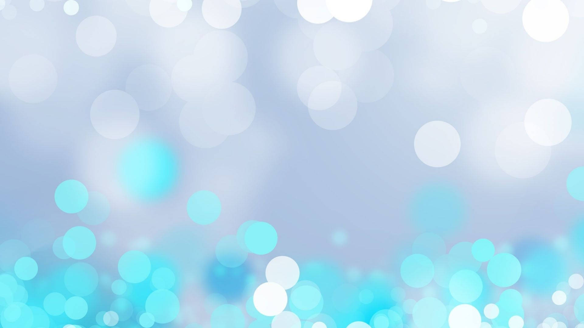 Baby Blue, bokeh circles, soft blue, Full HD Desktop Wallpaper