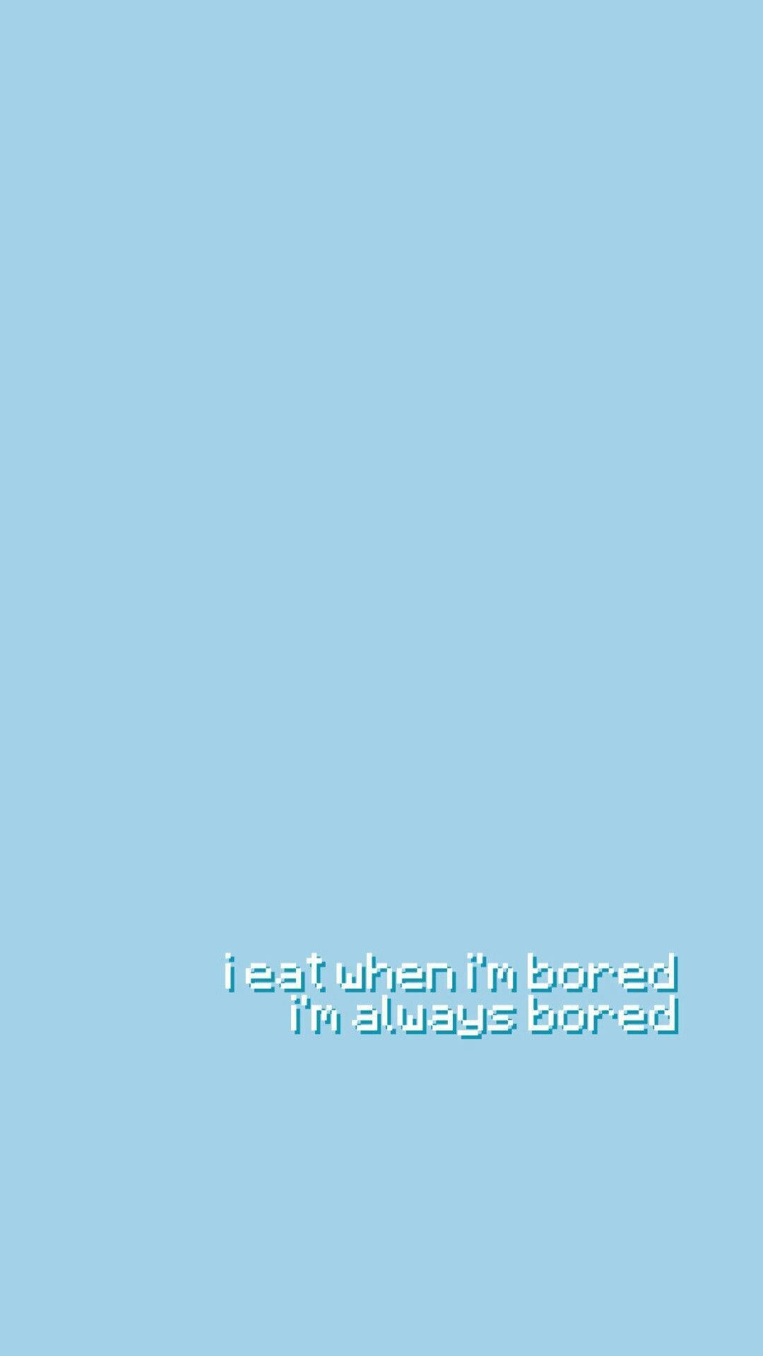 Baby Blue, light blue background, pixelated text, Full HD Phone Wallpaper