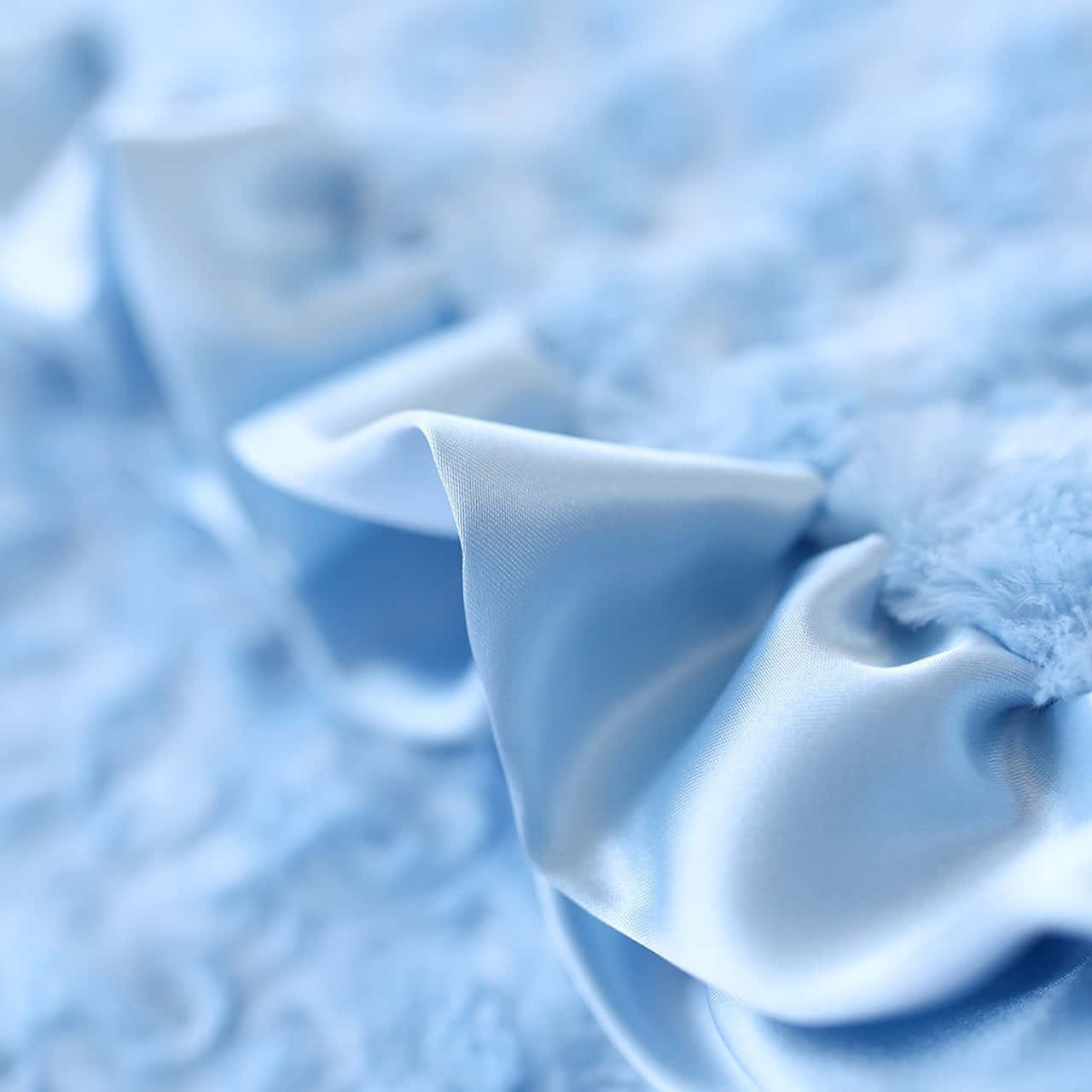 Baby Blue, light blue, satin ribbon, HD Desktop Wallpaper