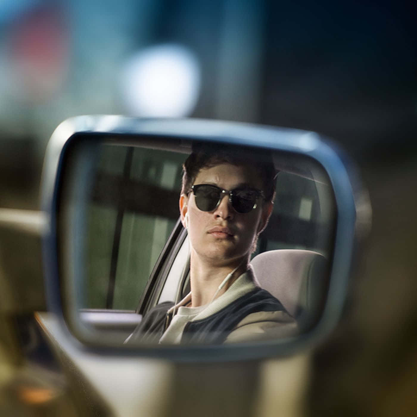 Baby Driver, sunglasses, car, HD Desktop Wallpaper