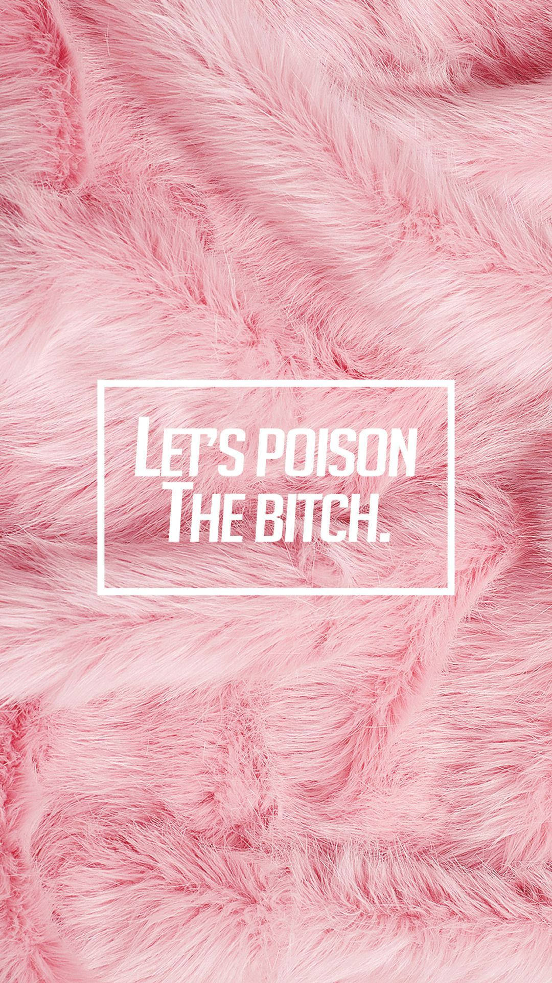 baby girl aesthetic, soft pink fluffy texture, bold white text, Full HD Phone Wallpaper