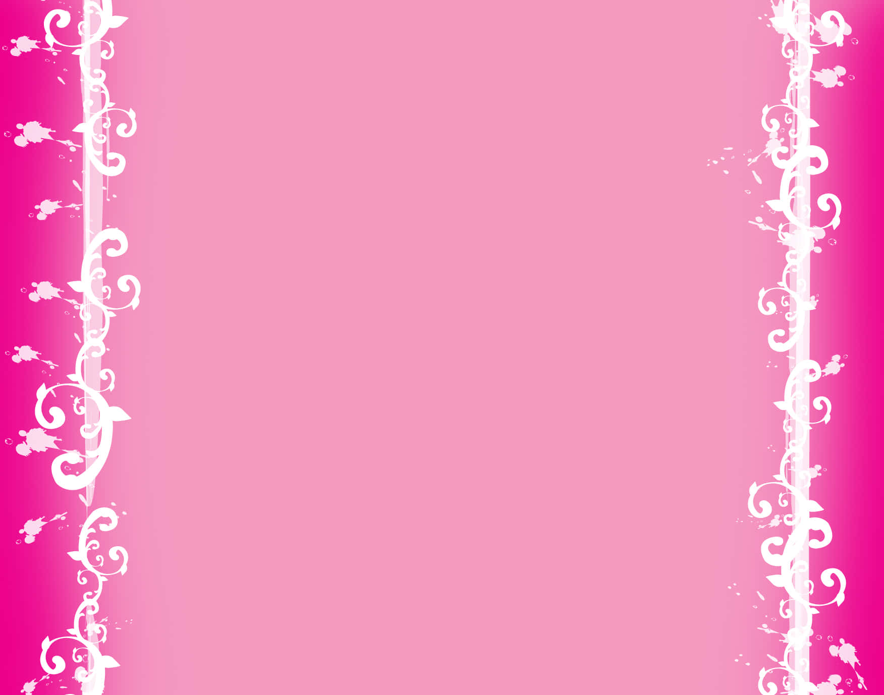 baby girl pink, pink bow, pink gradient background, HD Desktop Wallpaper