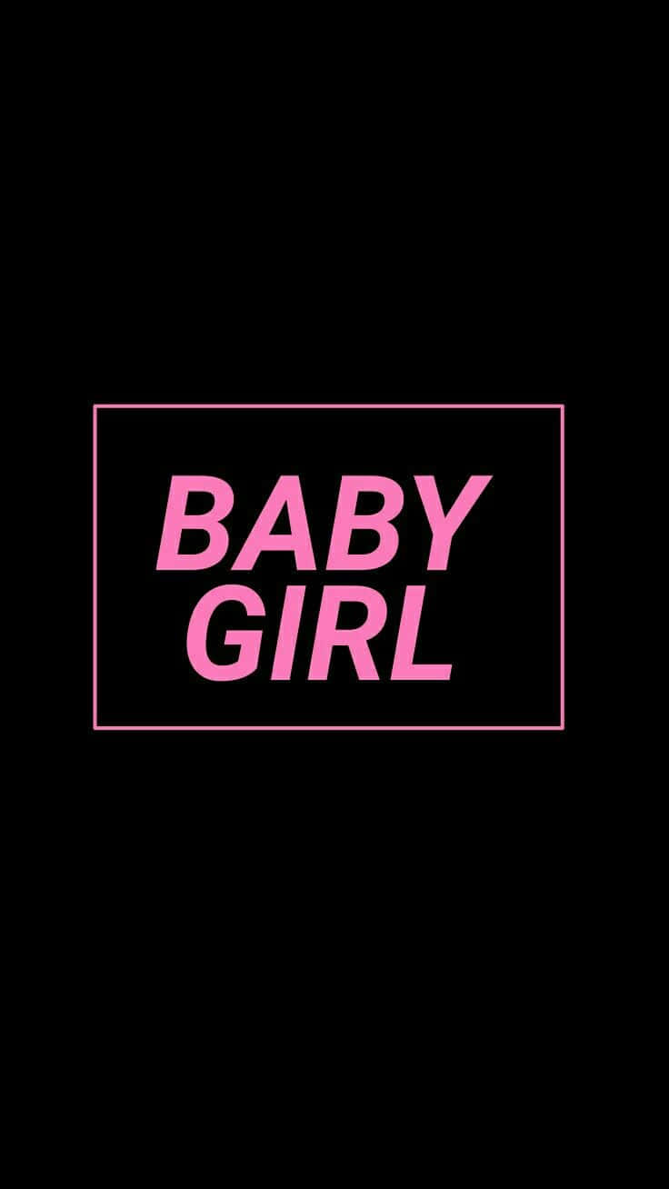 baby girl, pink dress, bold pink text, HD Phone Wallpaper