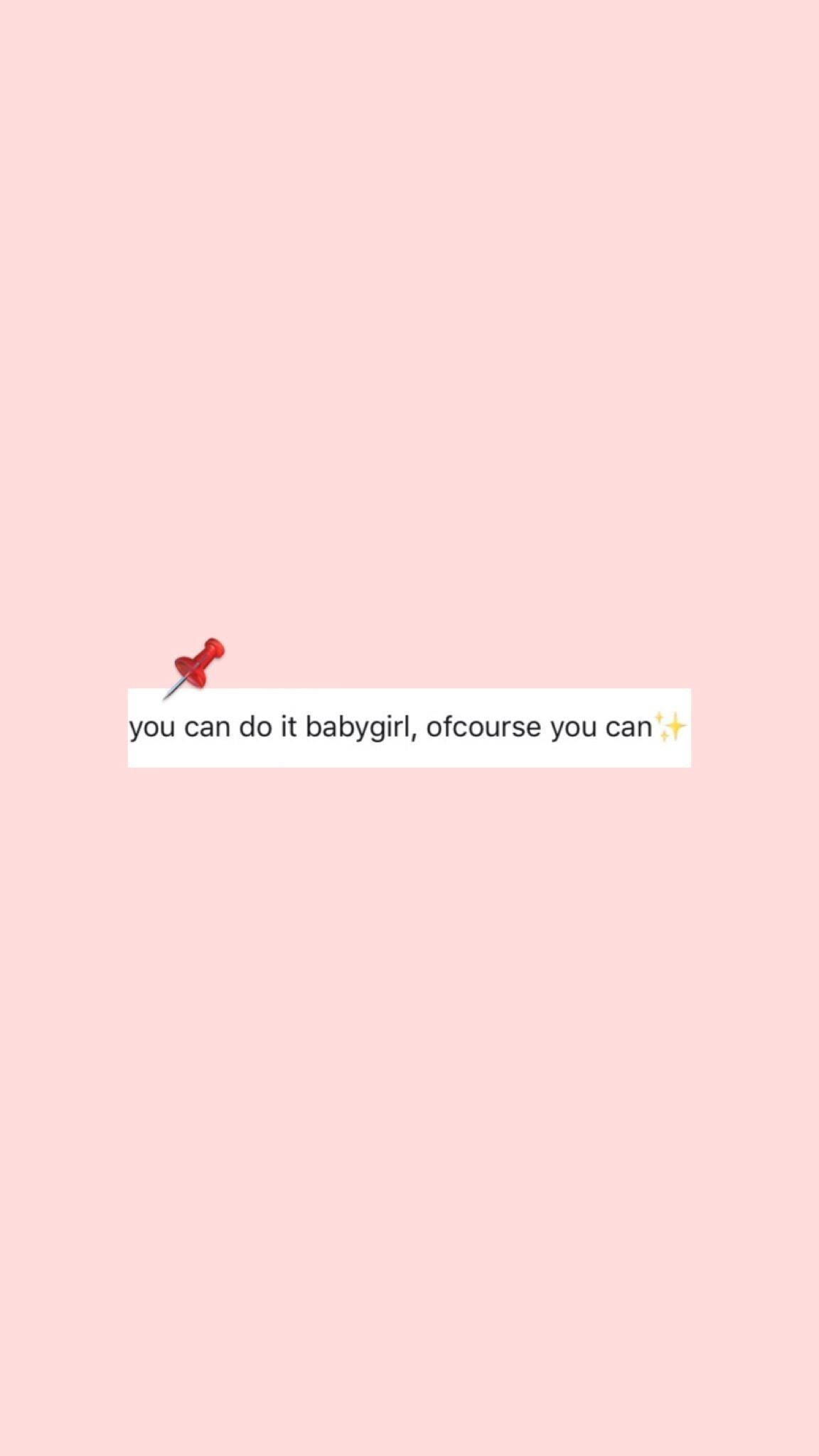 Baby Girl Aesthetic, minimalist pink background, red pushpin, Full HD Phone Wallpaper