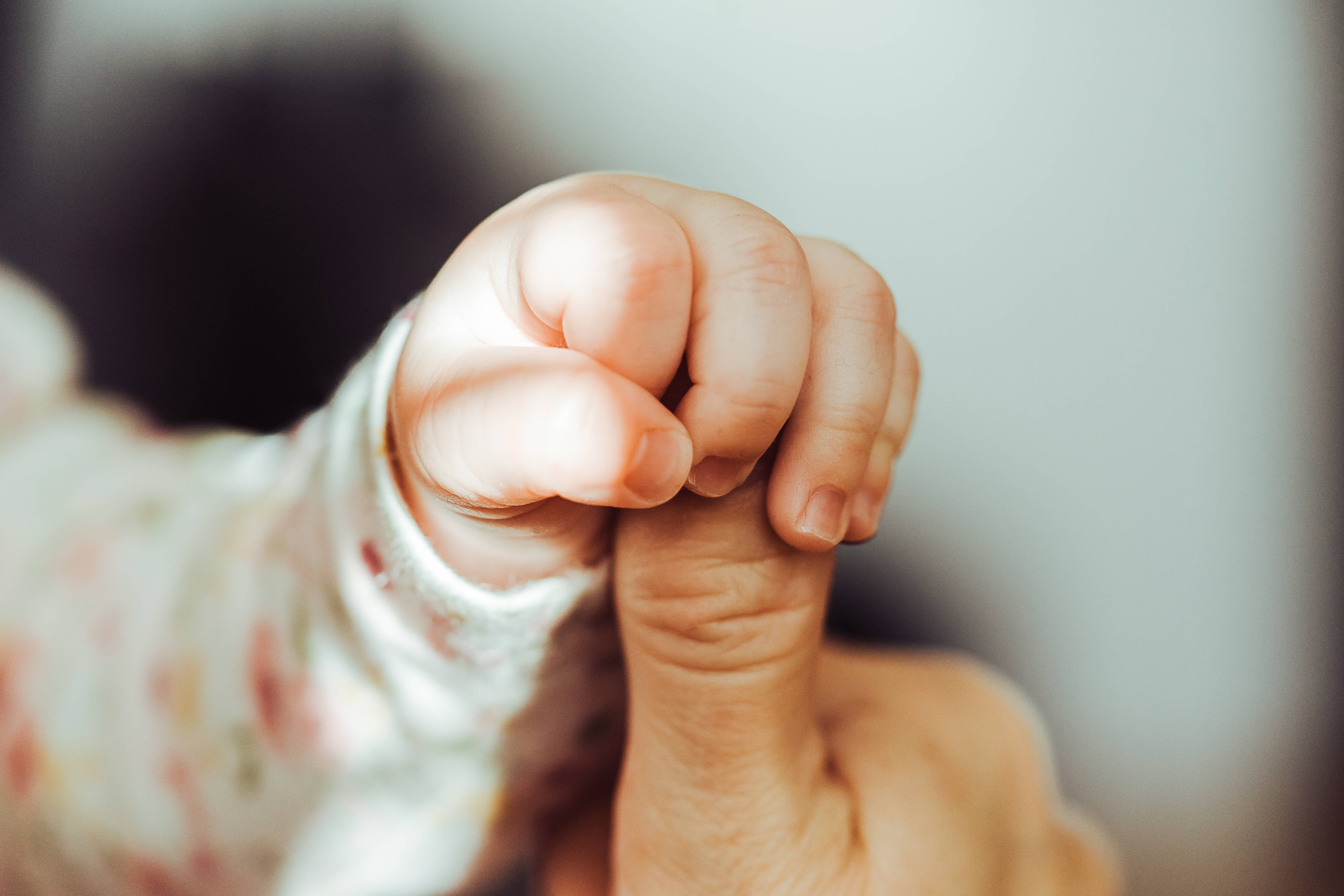 Baby HD, finger grasp, child's small hand, 5K Desktop Wallpaper