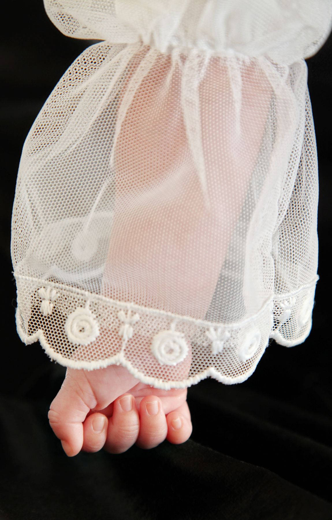 baby hand, see-through sleeves, white lace, HD Phone Wallpaper