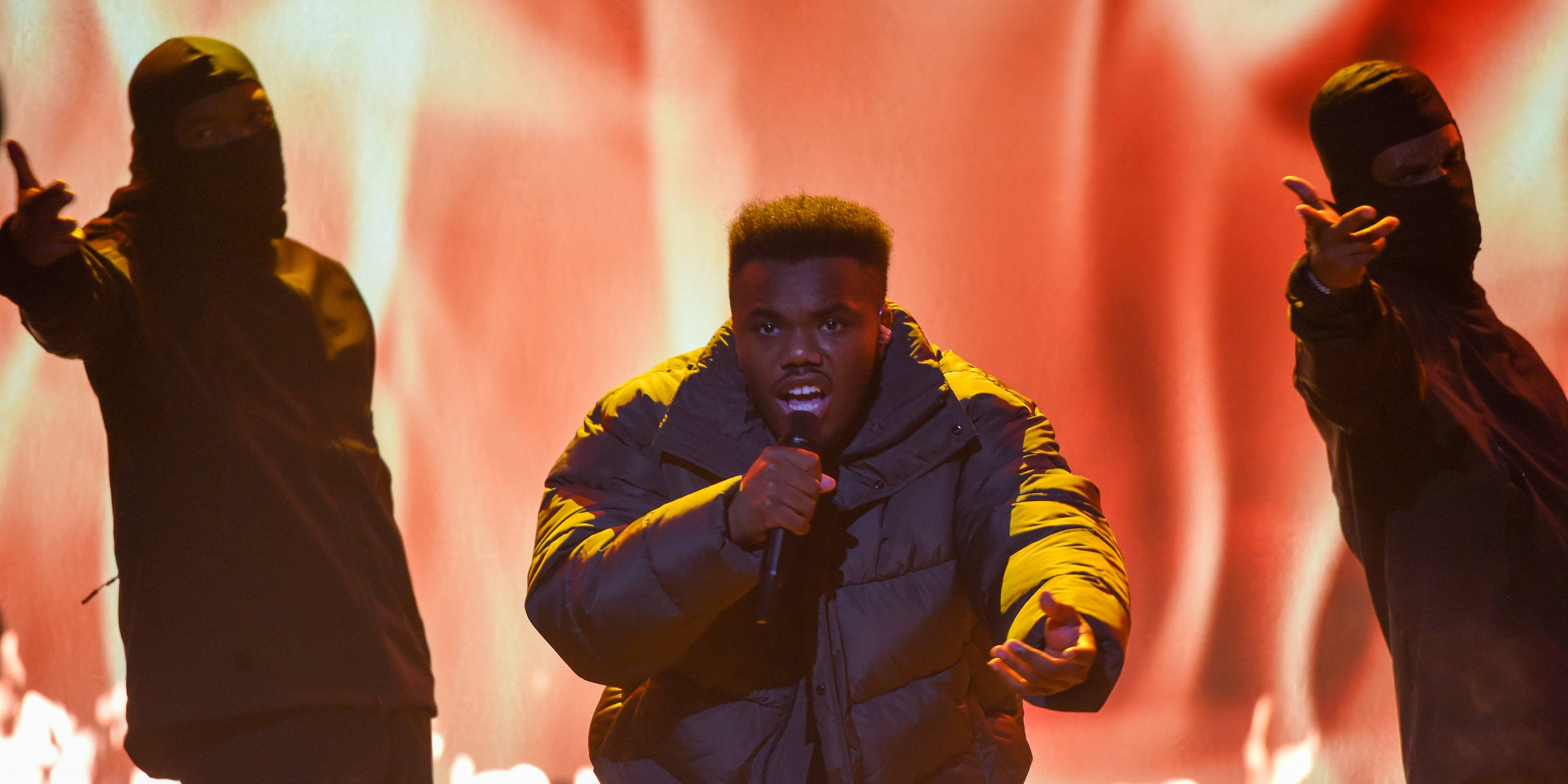 Baby Keem, stage, puffy jacket, 4K Desktop Wallpaper