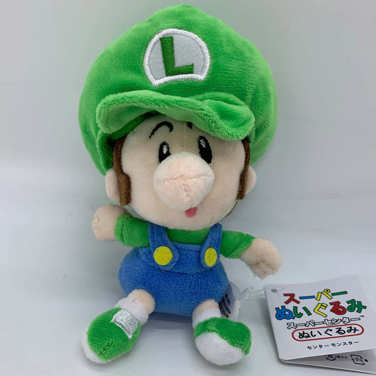 Baby Luigi, plush toy, green hat, SD Desktop Wallpaper