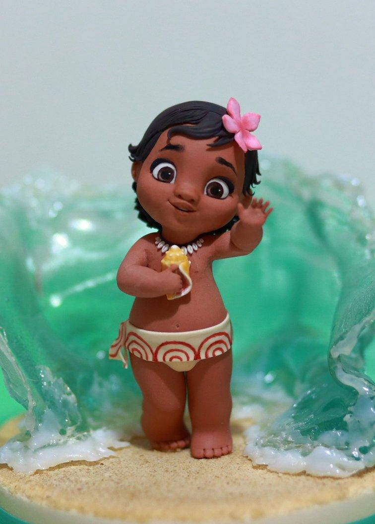 Baby Moana, Moana, banana, SD Phone Wallpaper