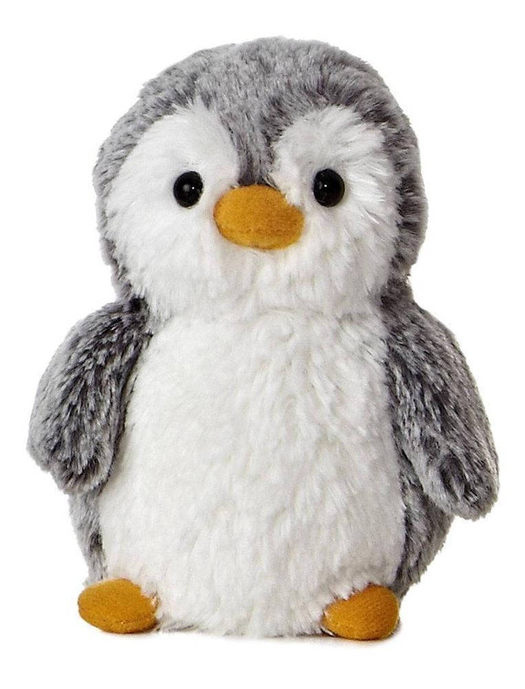 Baby Penguin, gray wings, white belly, SD Phone Wallpaper