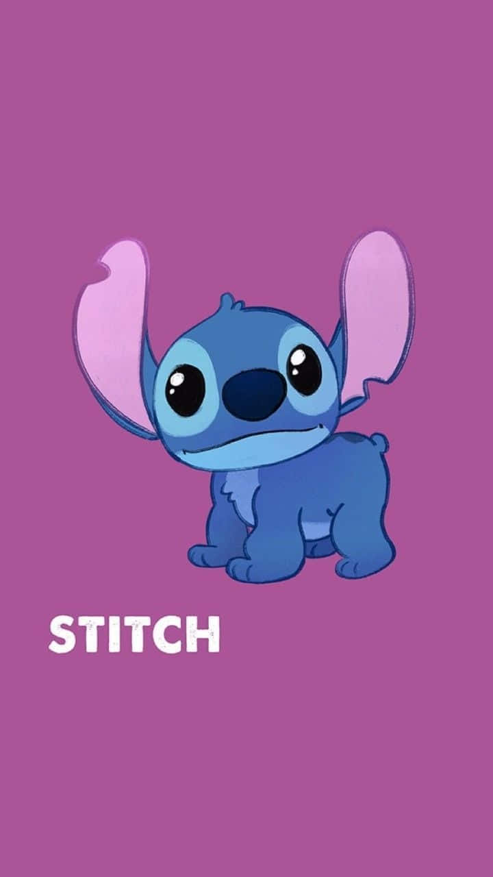 Stitch, blue alien, big eyes, HD Phone Wallpaper