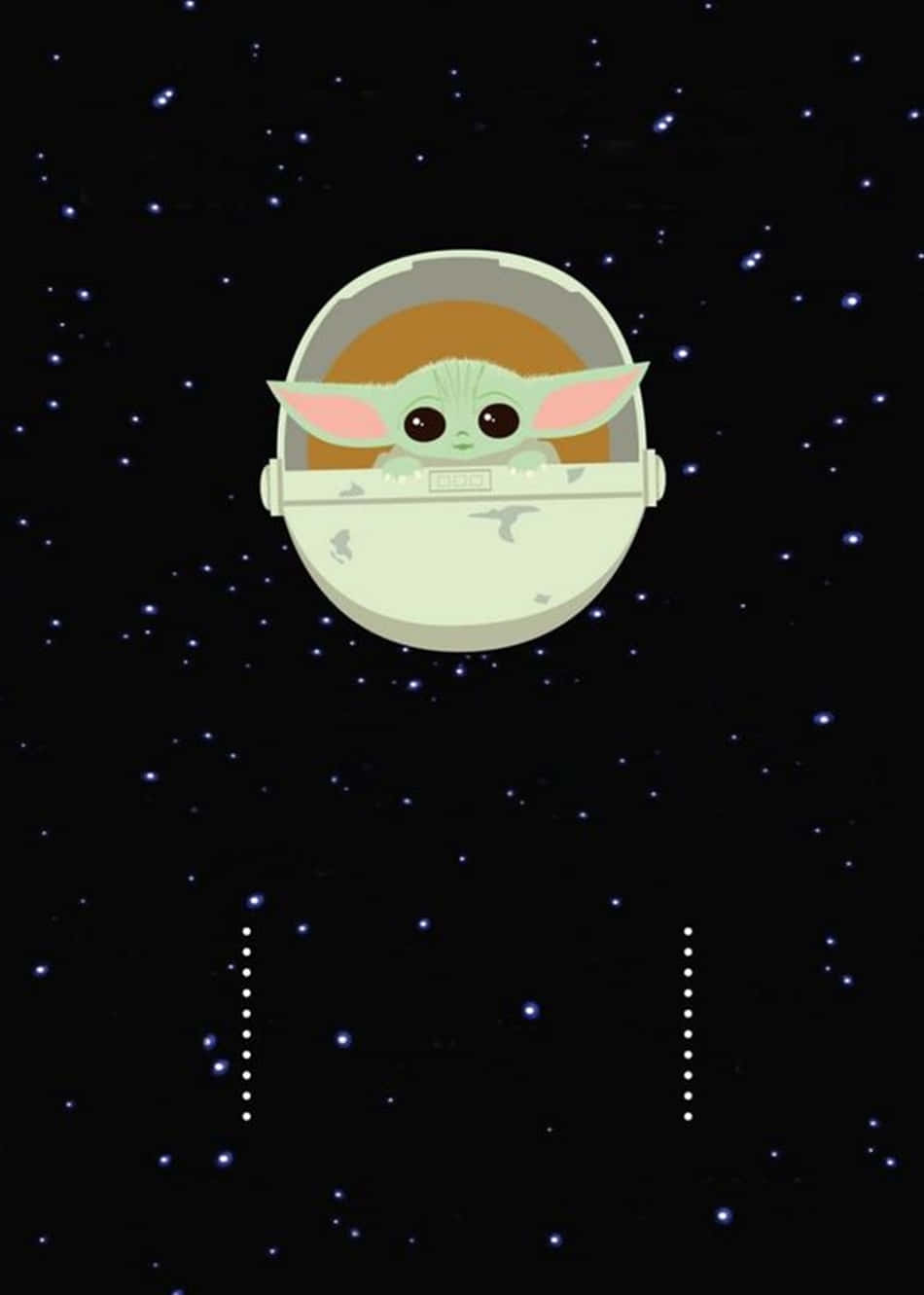 Baby Yoda, hovering pram, spaceship pod, HD Phone Wallpaper