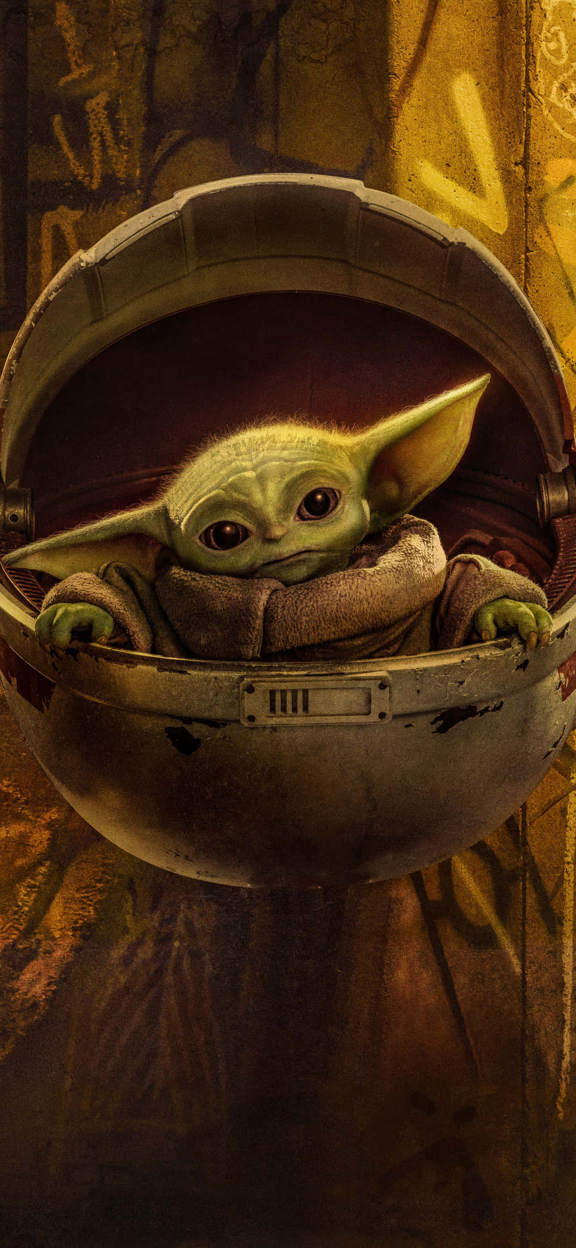 Baby Yoda, green alien, large ears, Full HD Phone Wallpaper