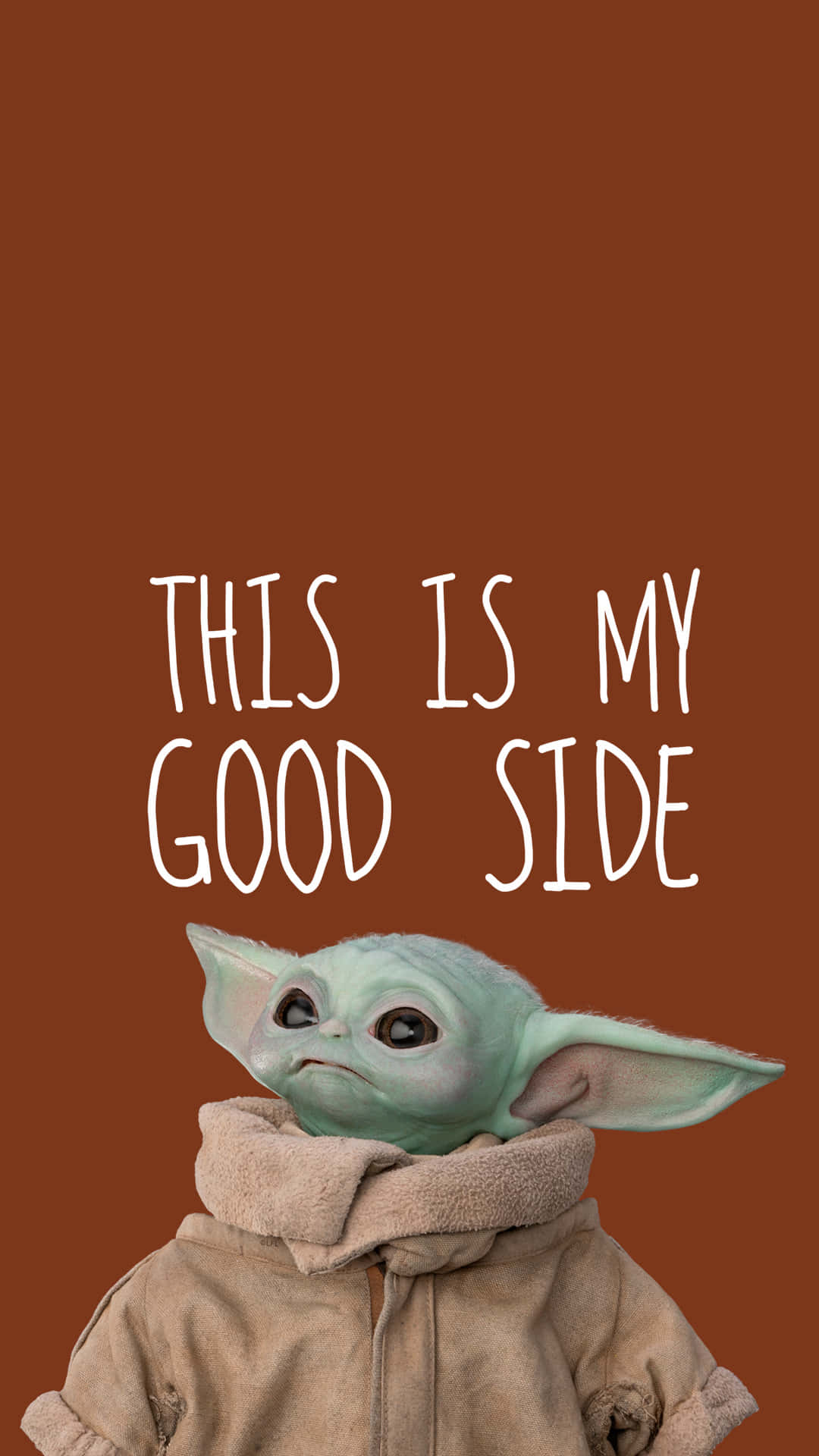 Baby Yoda, iPhone, green-skinned, Full HD Phone Wallpaper