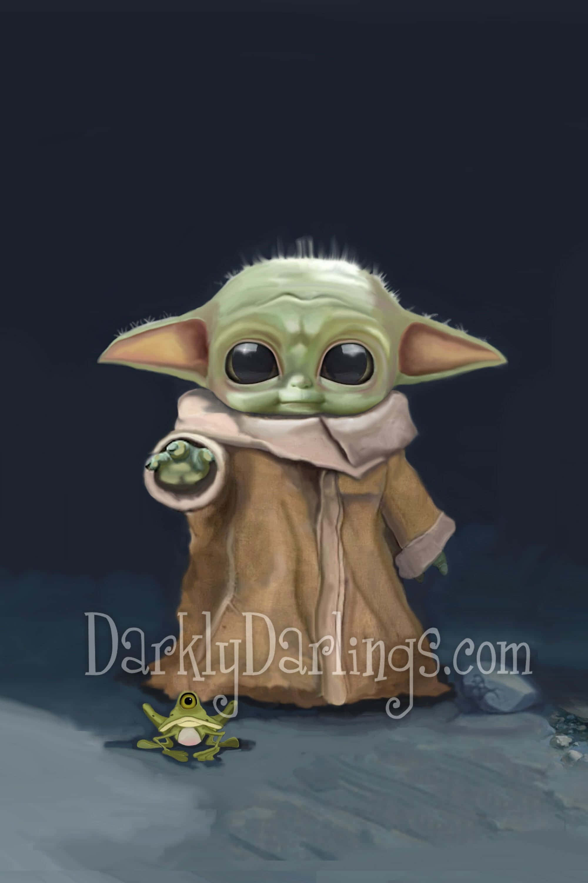 Baby Yoda, iPhone, green, 2K Phone Wallpaper