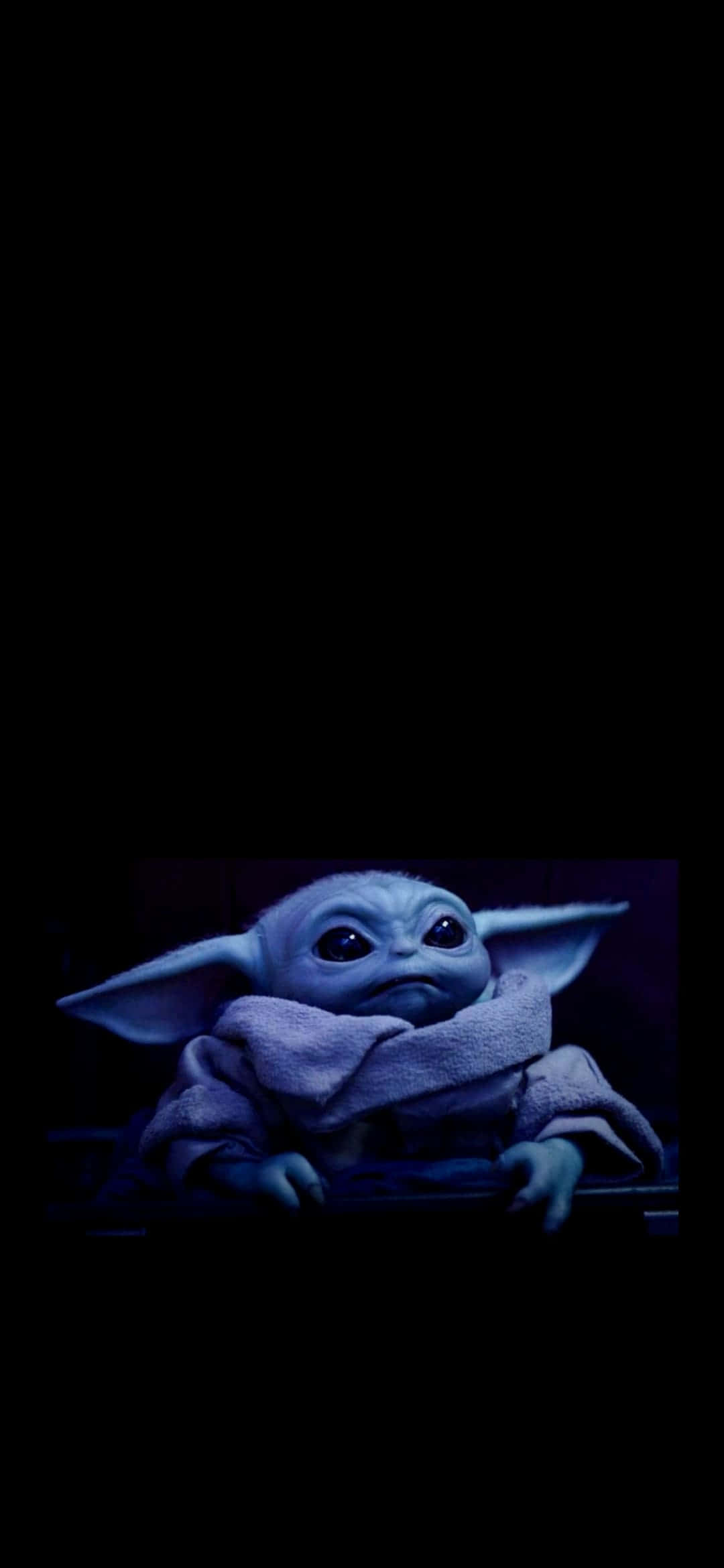 Baby Yoda, iPhone, blue-skinned, Full HD Phone Wallpaper