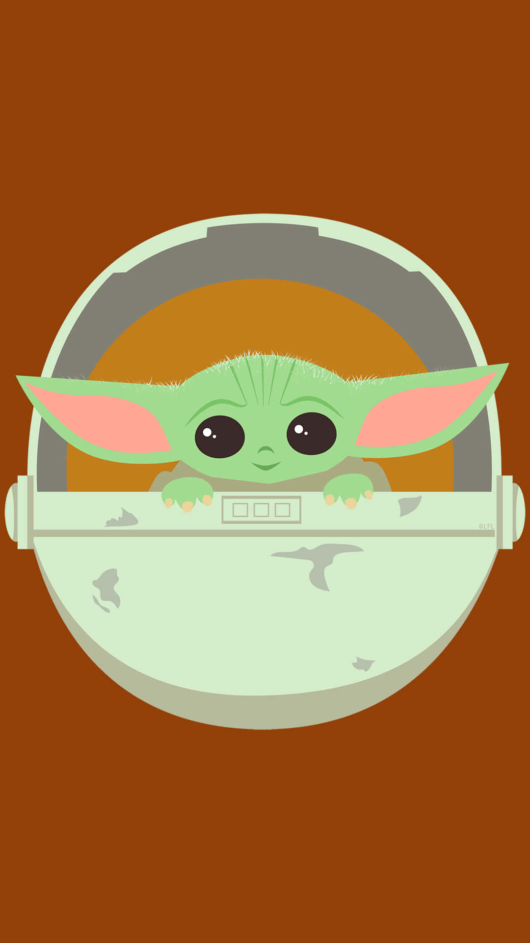 Baby Yoda, green, light green spaceship pod, Full HD Phone Wallpaper