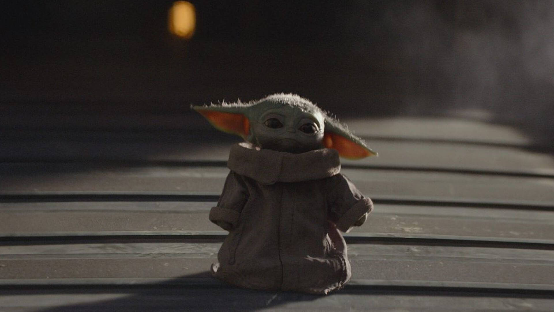Baby Yoda, green, large ears, Full HD Desktop Wallpaper