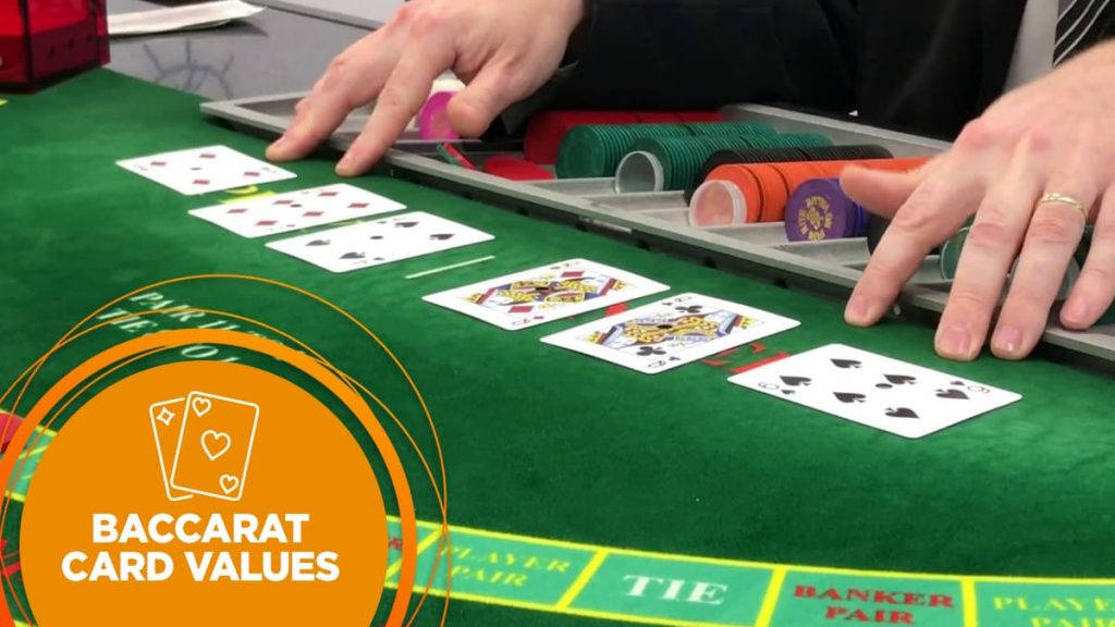 baccarat, green casino table, colorful poker chips, SD Desktop Wallpaper
