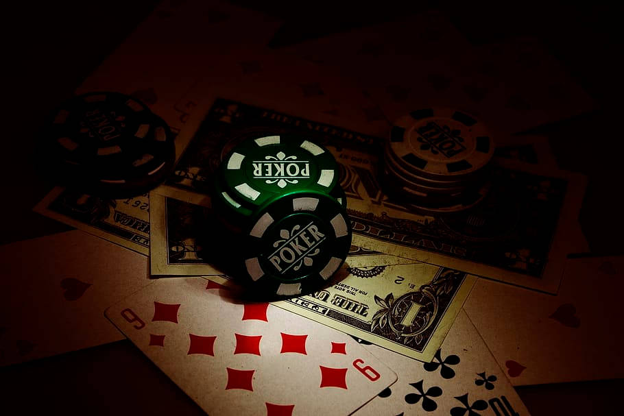 Baccarat, poker dice, playing cards, SD Desktop Wallpaper