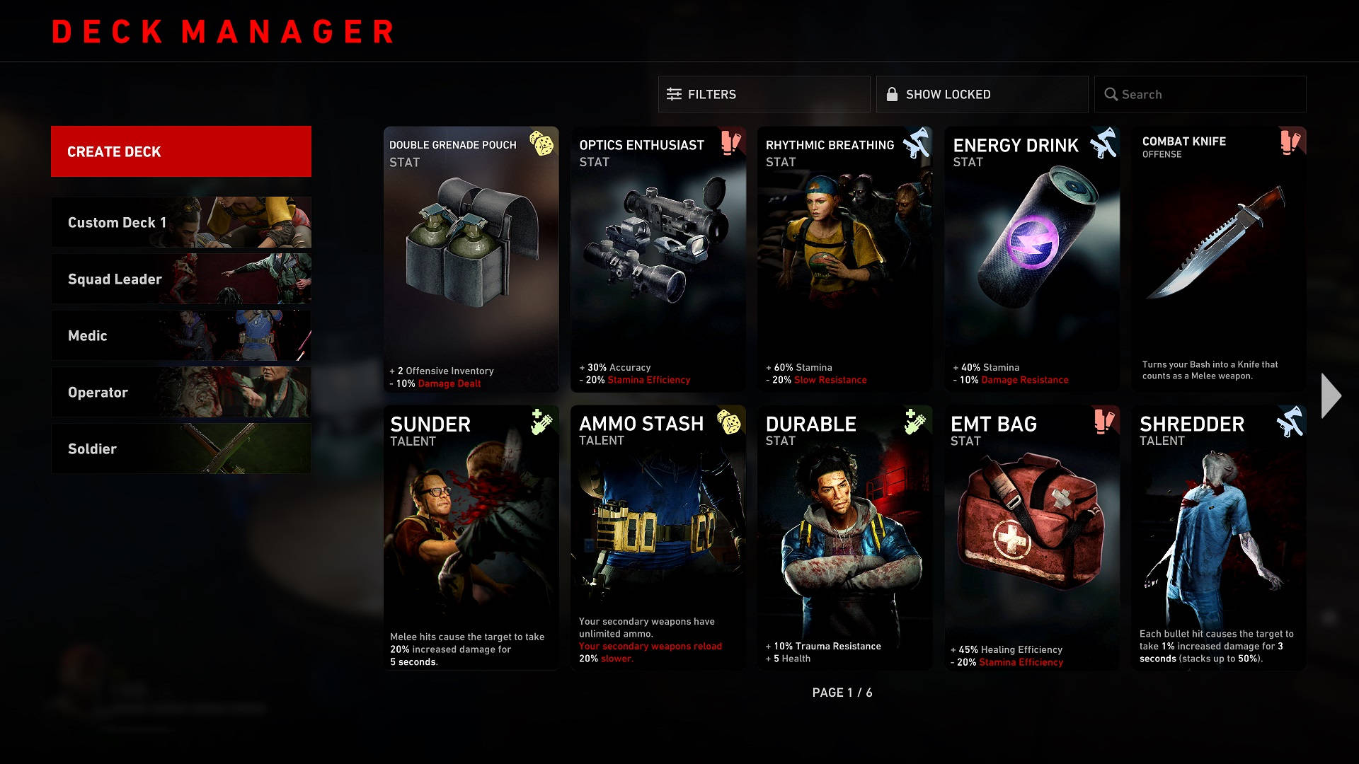 Back 4 Blood, perk cards, character roles, Full HD Desktop Wallpaper