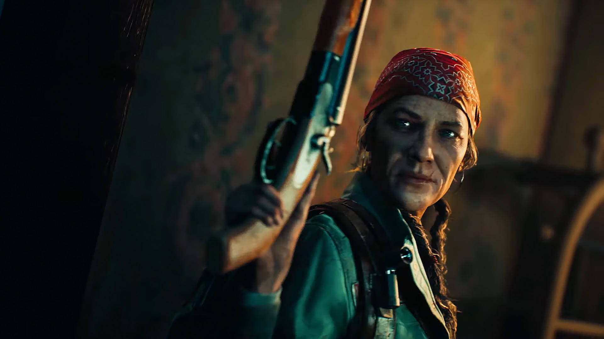 Back 4 Blood, mom, shotgun, Full HD Desktop Wallpaper