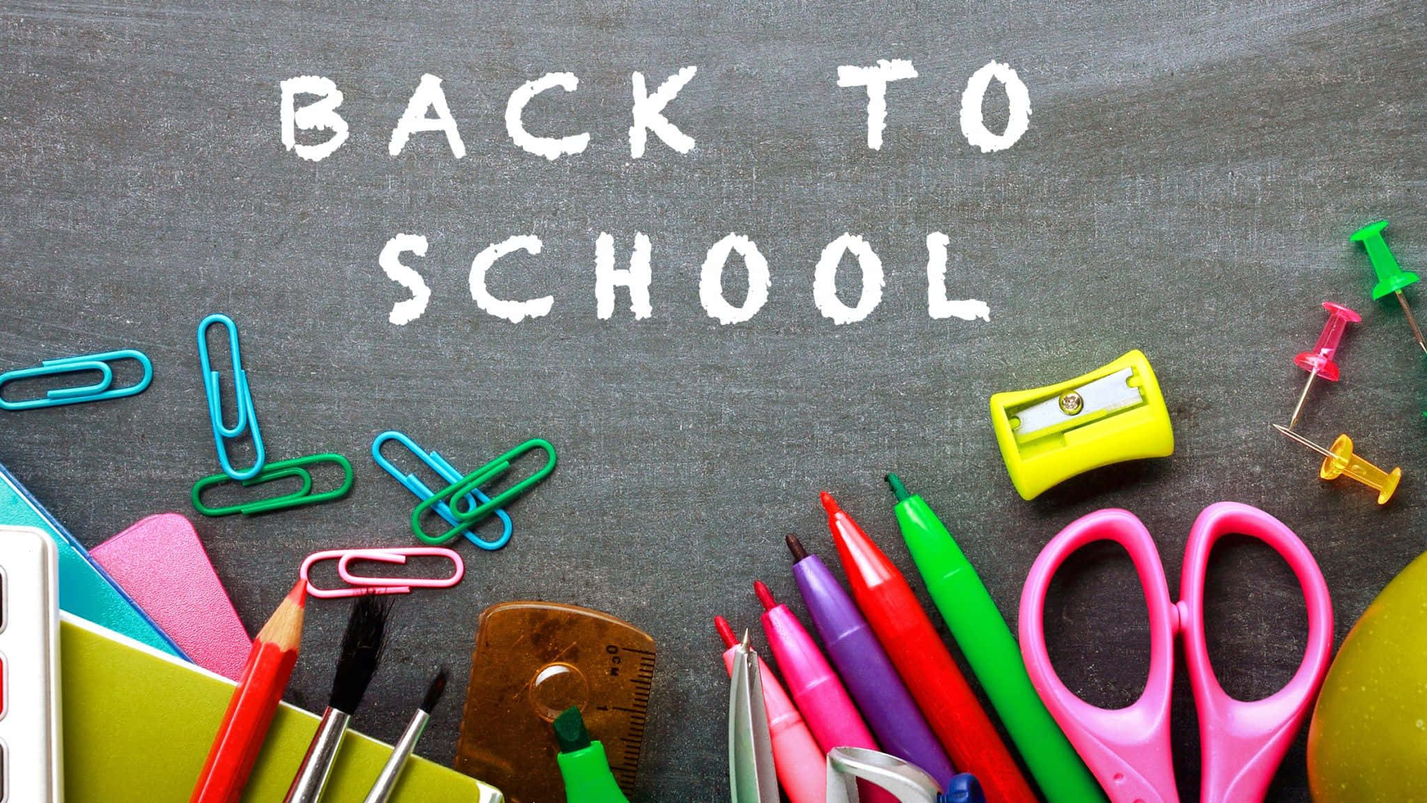 Back To School, chalkboard, chalk, Full HD Desktop Wallpaper