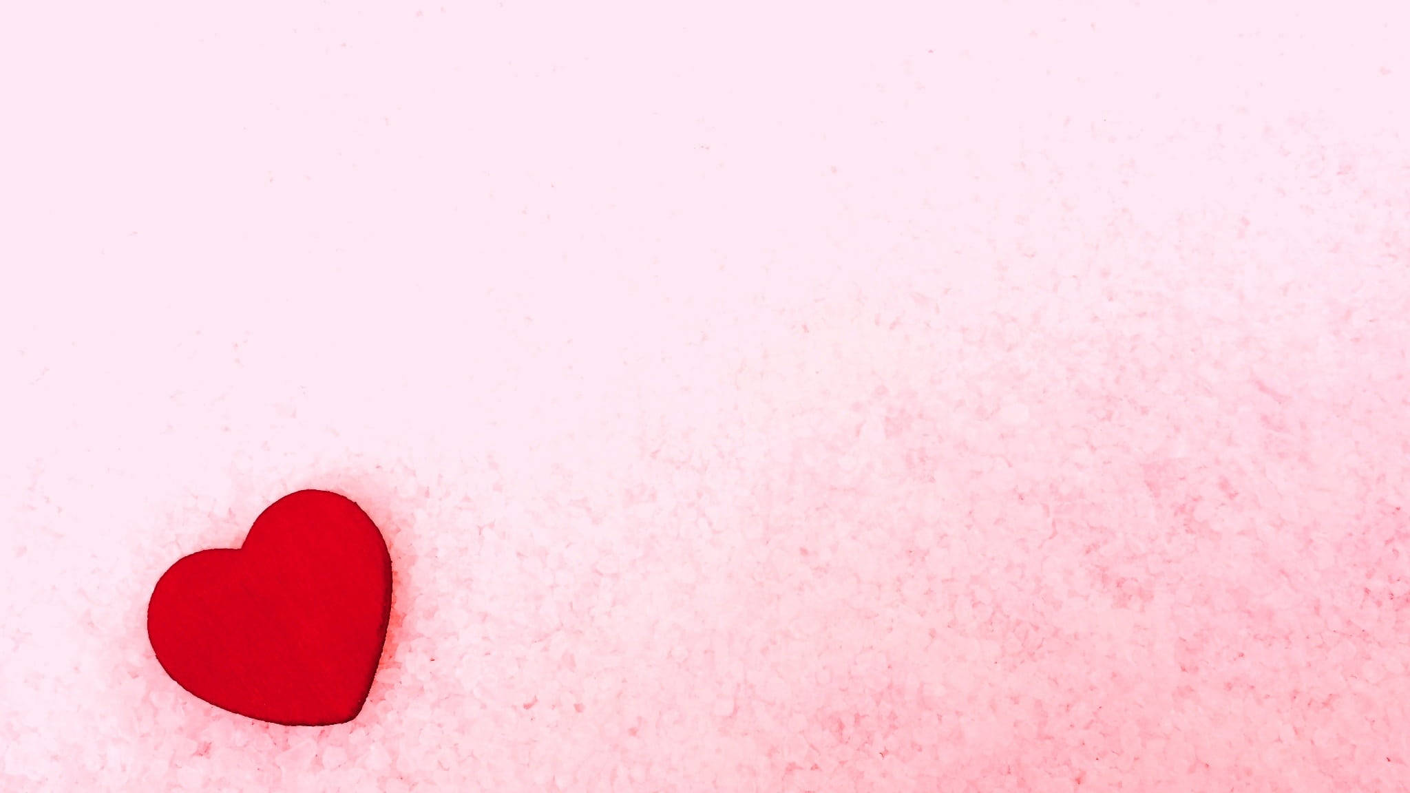heart, red heart, soft textured pink background, Full HD Desktop Wallpaper