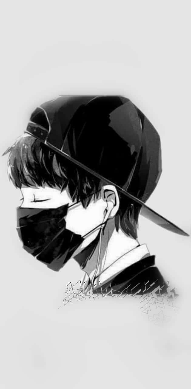 Bad Boy Anime, monochrome, anime-style, HD Phone Wallpaper