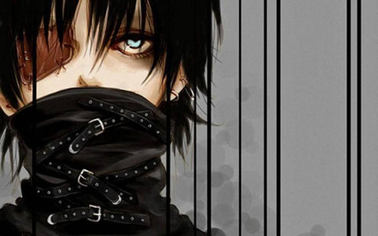 Bad Girl, anime, dark-haired, HD Desktop Wallpaper