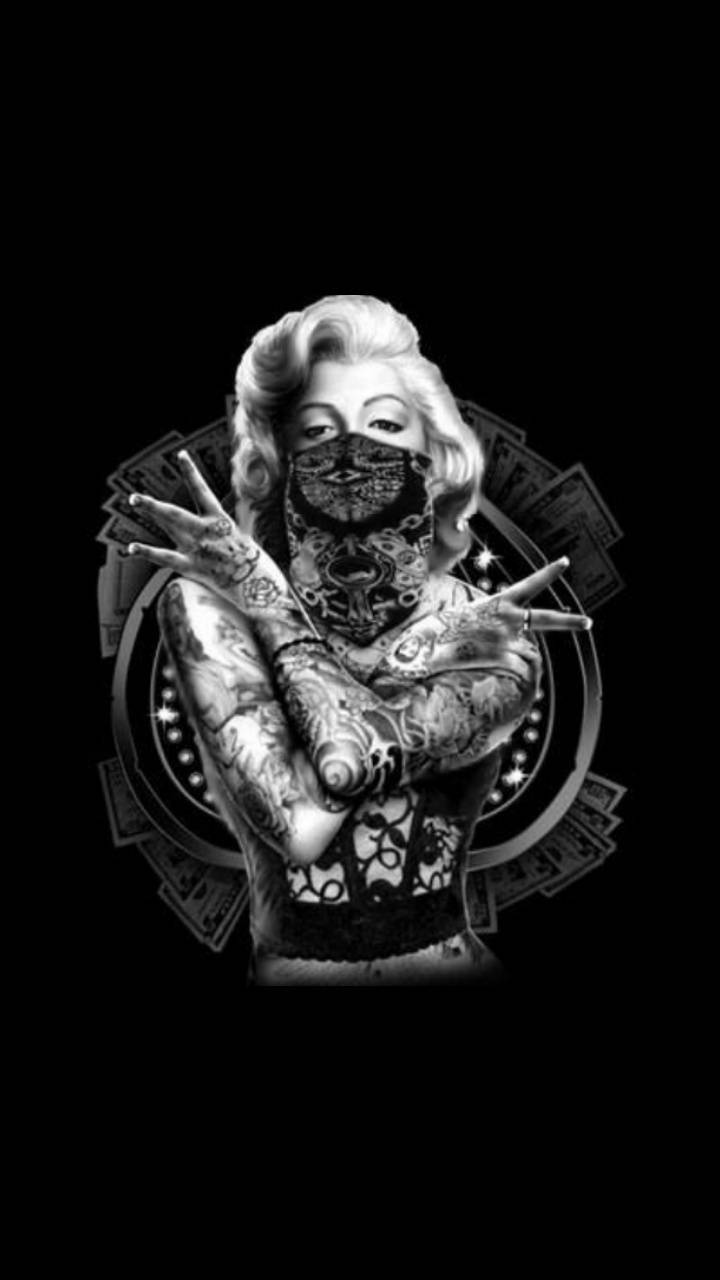 fiery explosion, tattooed woman, blonde hair, HD Phone Wallpaper