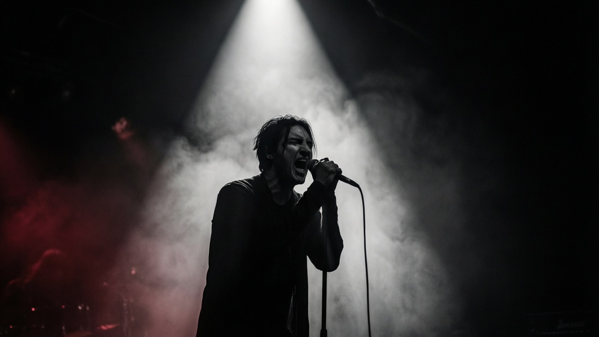 Bad Omens, vocalist, spotlight, Full HD Desktop Wallpaper