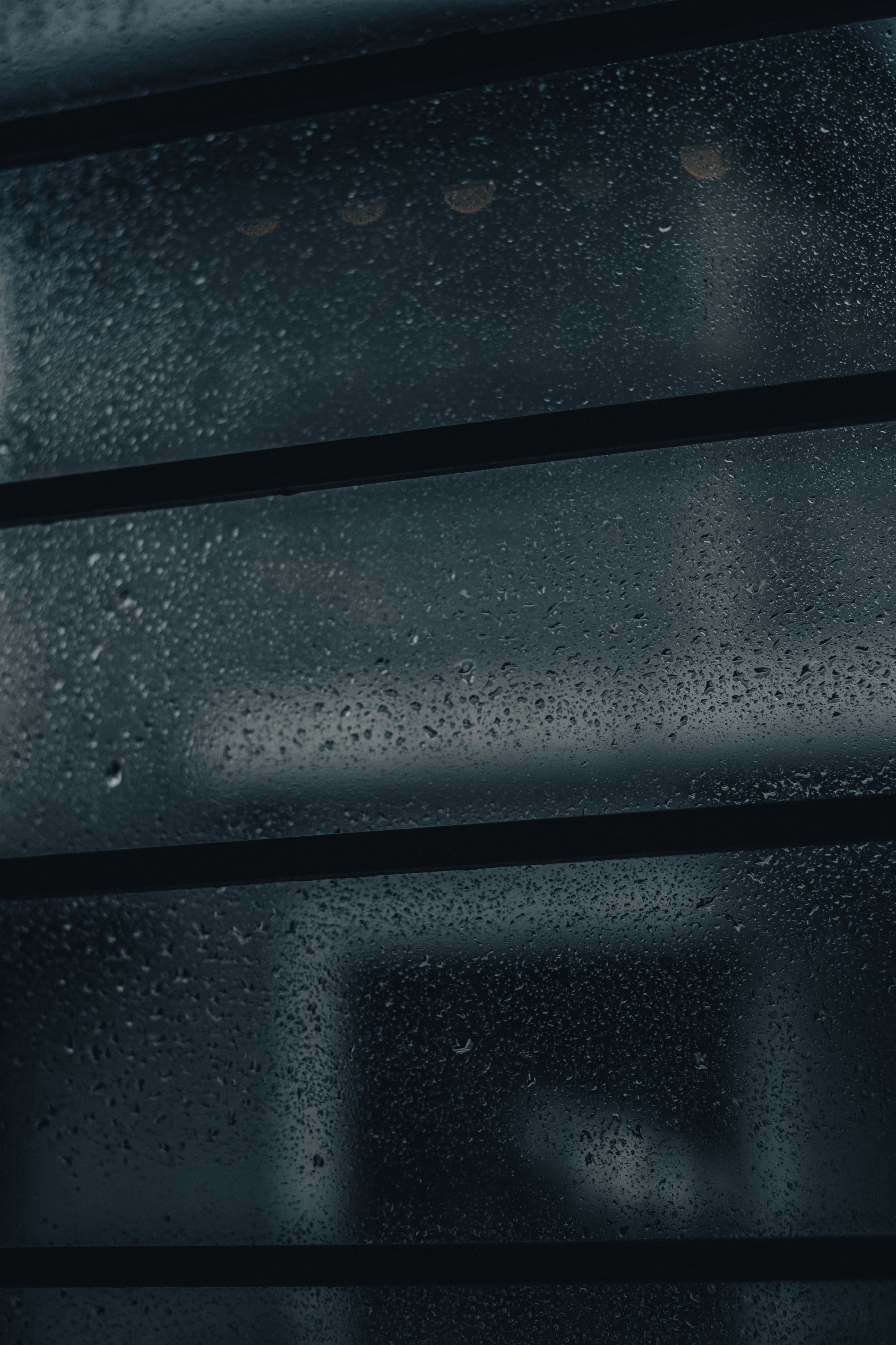 Bad Vibes 4000 x 6000, raindrops, dark glass surface, 5K Phone Wallpaper