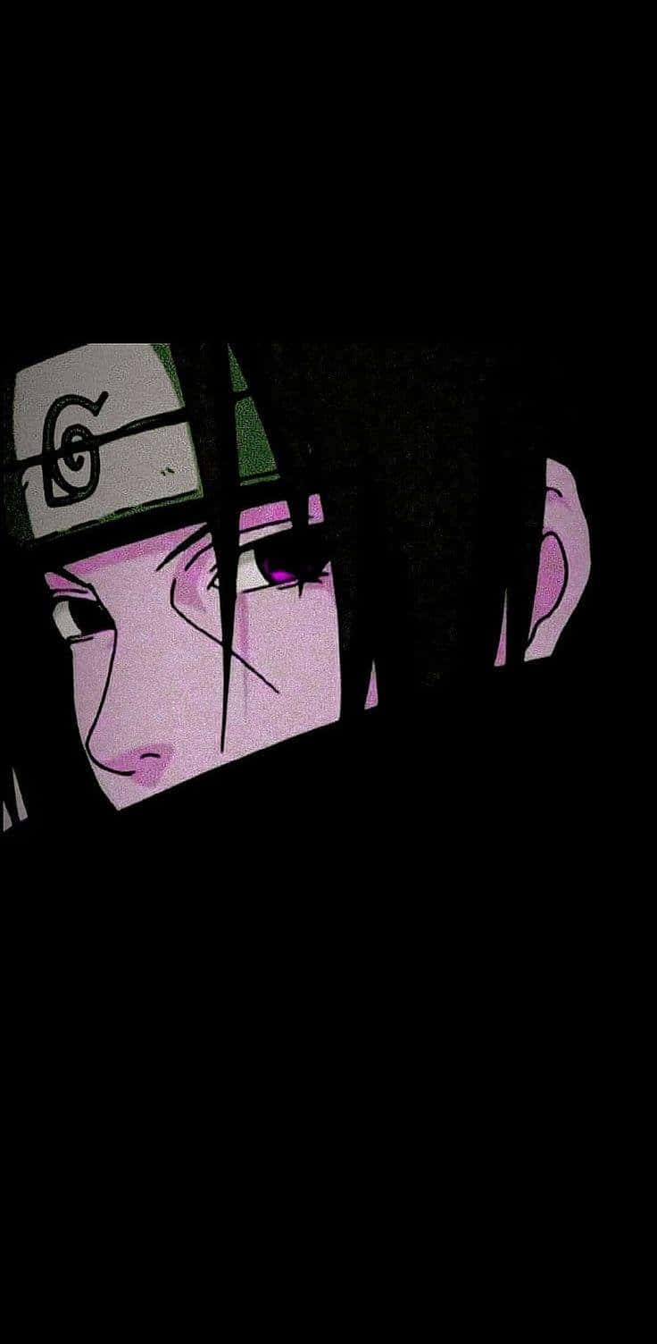 Itachi, masked ninja, glowing purple eyes, HD Phone Wallpaper