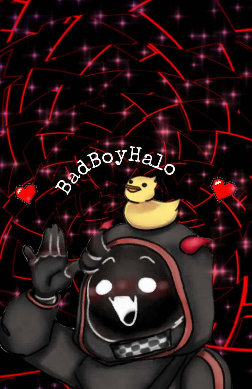 Badboyhalo, black hoodie, red horns, HD Phone Wallpaper