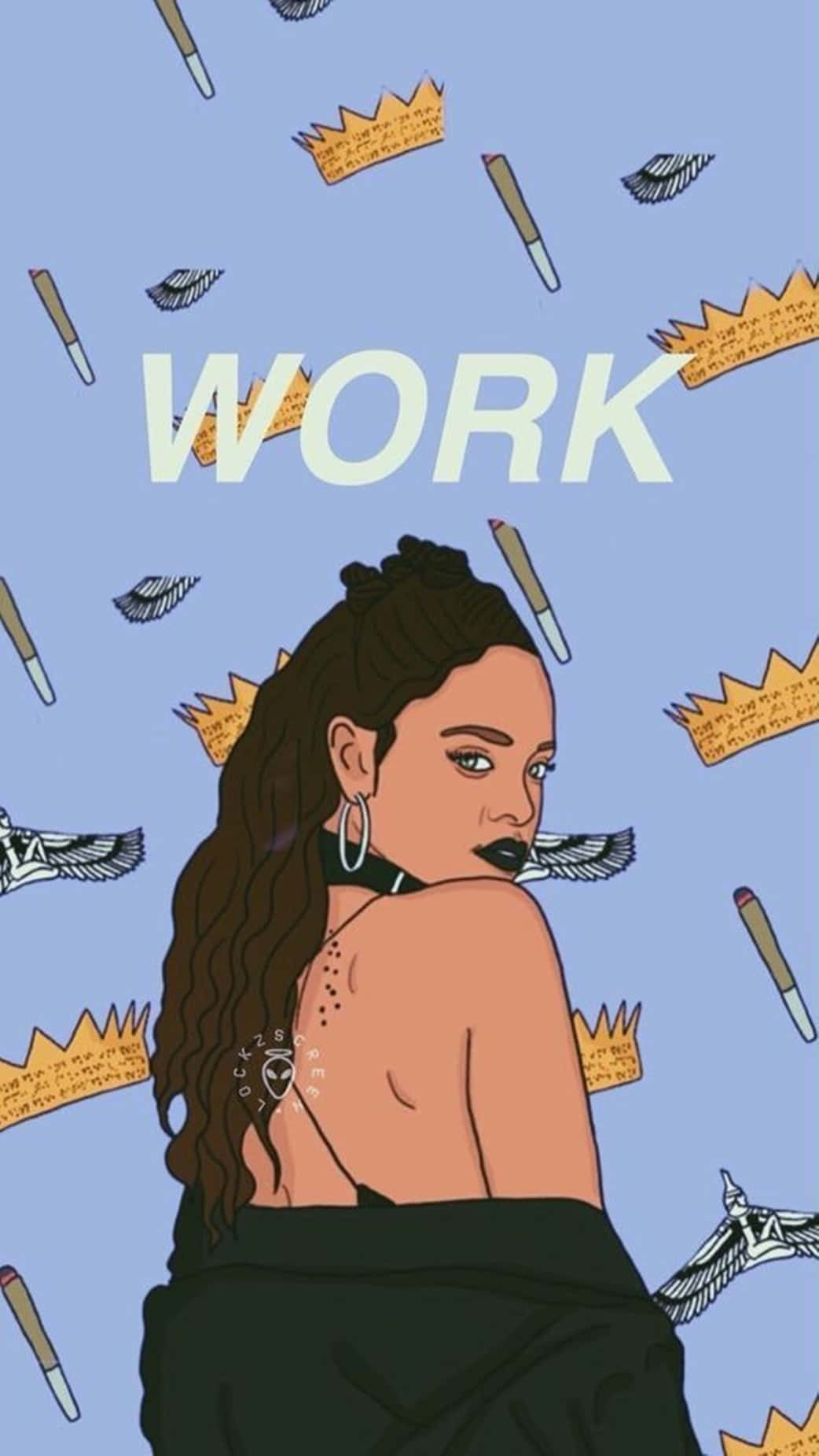 Baddie Girl, long hair, tattoos, HD Phone Wallpaper